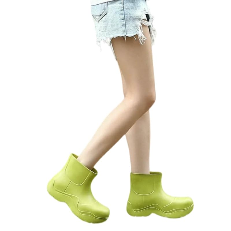 Women's Non-Slip Waterproof Ankle Rain Boots