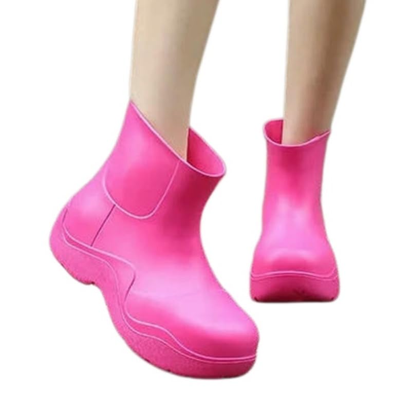 Women's Non-Slip Waterproof Ankle Rain Boots