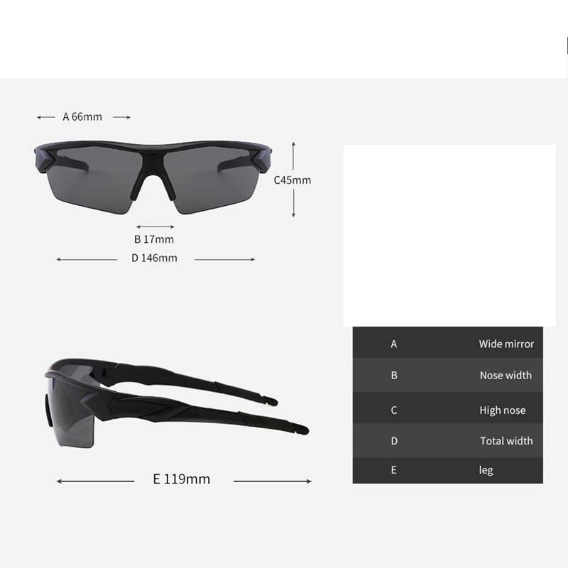 Unisex Cycling Sunglasses for Mountain Biking & Outdoor Sports