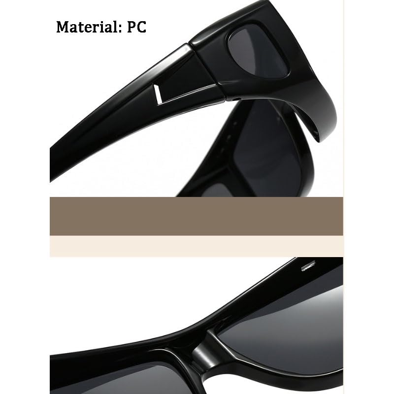LUIJHFC PC Polarized Sunglasses Driving Men's Outdoor Cycling Windproof