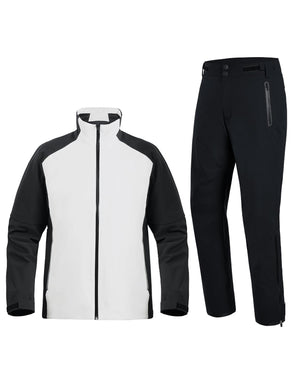 Men's Waterproof Rain Jacket & Pants Set for Outdoor Sports