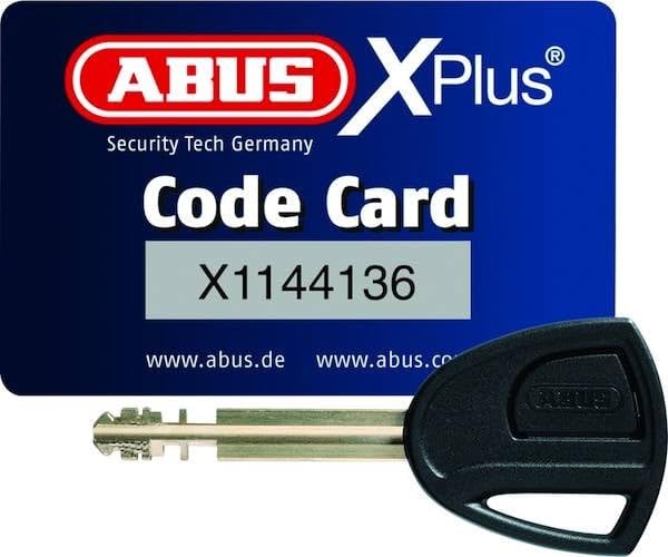 ABUS Chain Lock 1480/150 Monoblock – Single – Black – Black