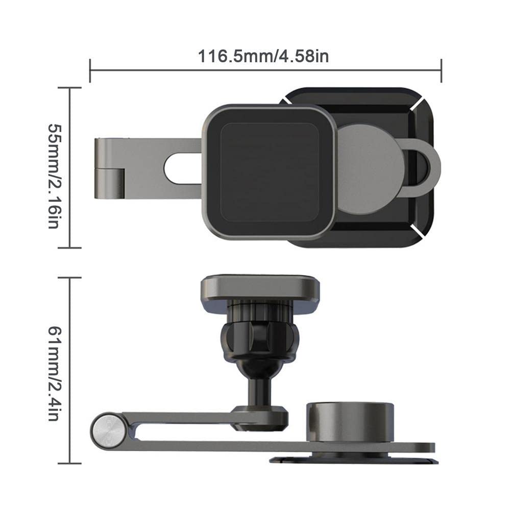 Foldable Aluminum Car Phone Holder & Mount