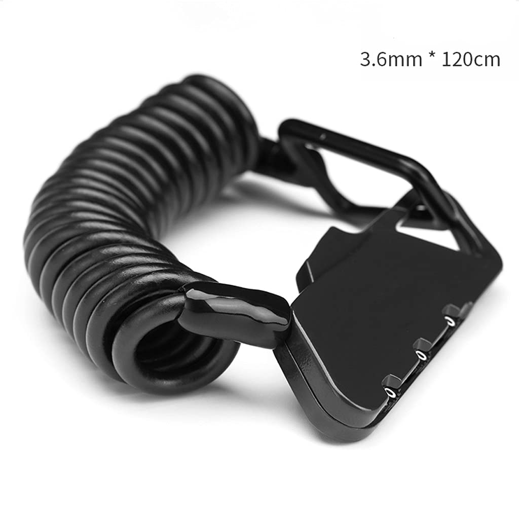 120cm Portable Bicycle Cable Lock for Road & City Bikes