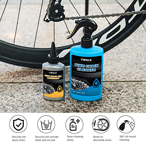 Bike Chain Cleaning & Maintenance Kit with Lube and Brushes