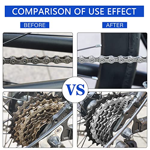Bike Chain Cleaning & Maintenance Kit with Lube and Brushes