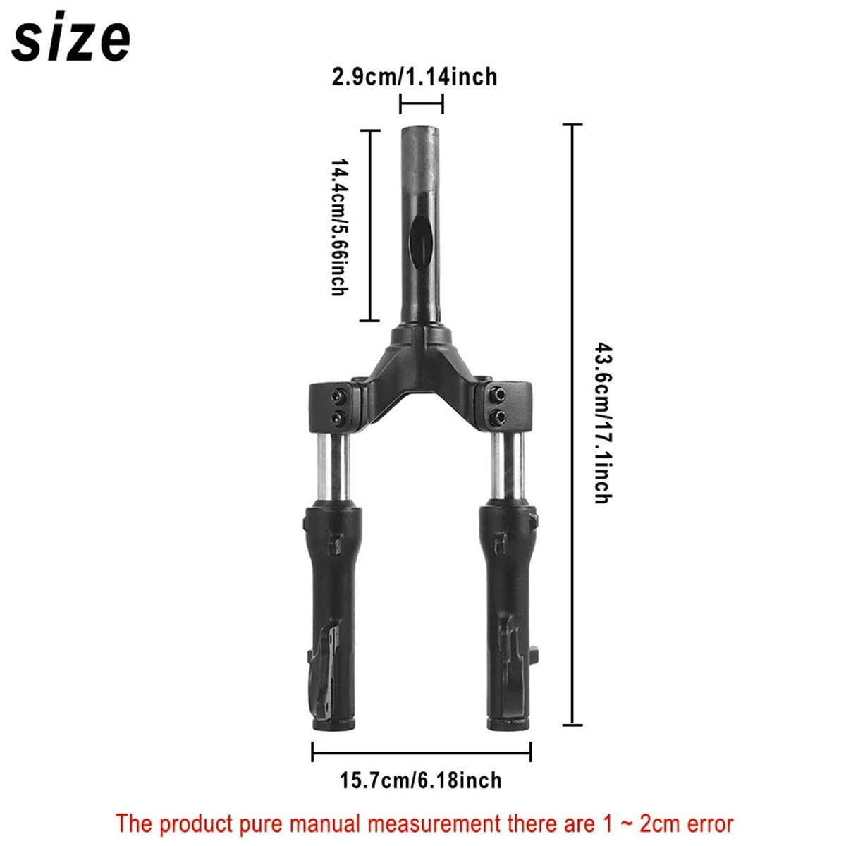 Front Fork Suspension Shock Absorber for Ninebot MAX G3 Scooter