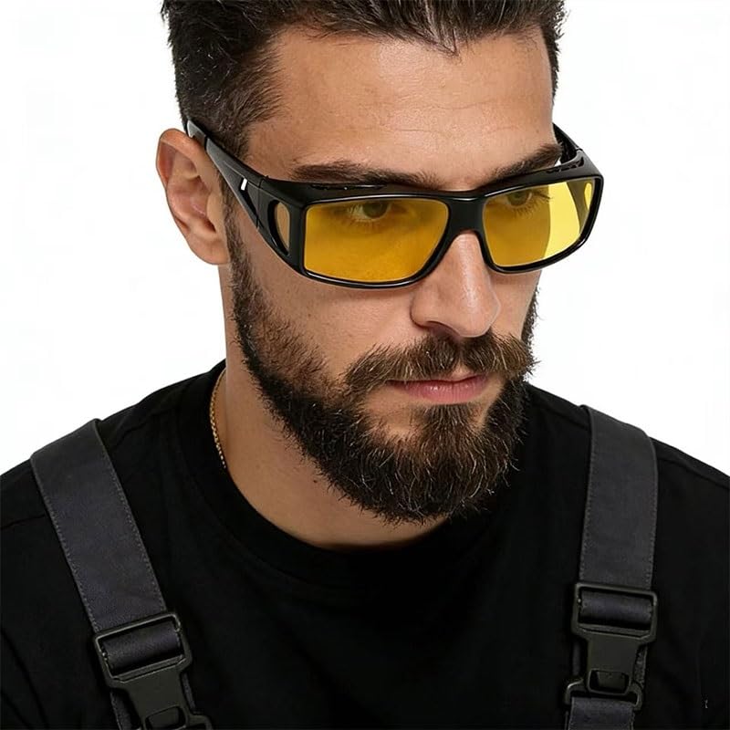 LUIJHFC PC Polarized Sunglasses Driving Men's Outdoor Cycling Windproof