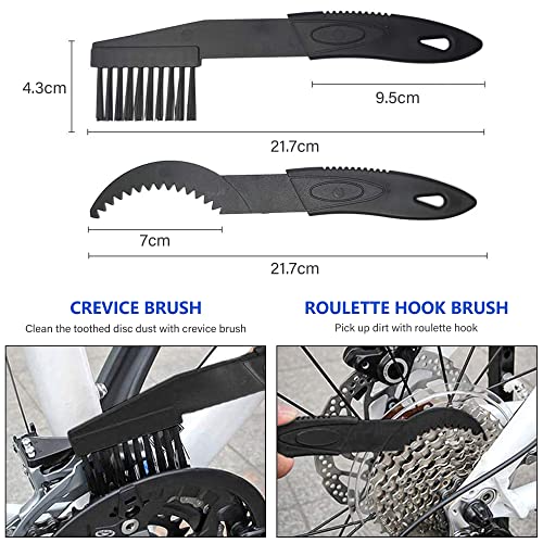 Bike Chain Cleaning & Maintenance Kit with Lube and Brushes