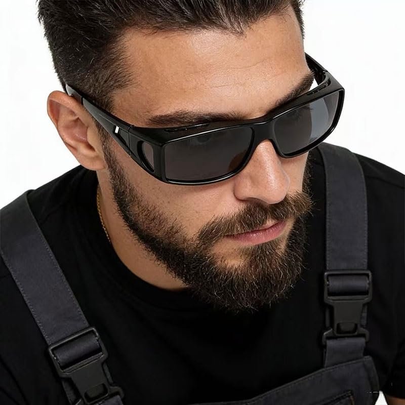 LUIJHFC PC Polarized Sunglasses Driving Men's Outdoor Cycling Windproof