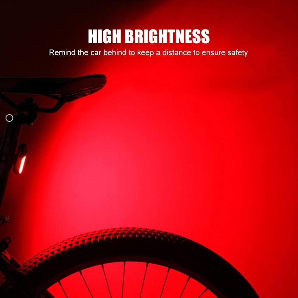 300 Lumen Rechargeable COB Bike Tail Light with 6 Modes