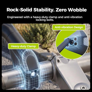 360° Adjustable Folding Bike Rearview Mirror for Handlebars