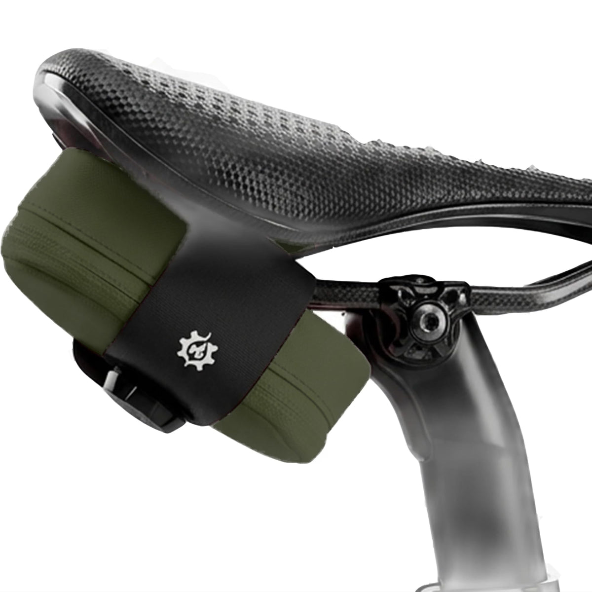 Magnetic Bicycle Saddle Bag with Quick Buckle Attachment