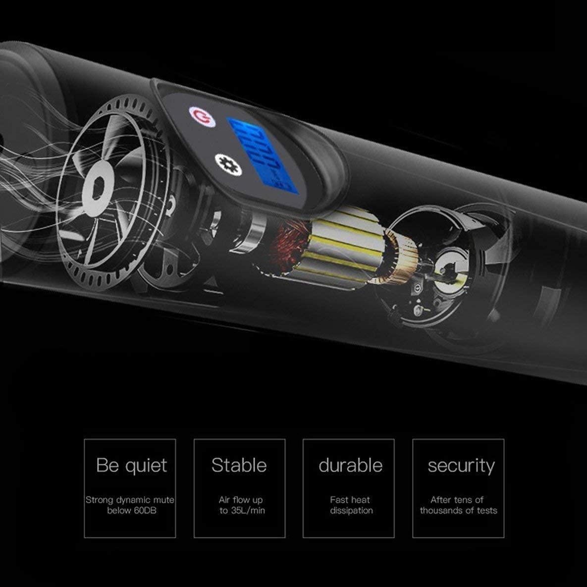 Portable Wireless Air Pump for Car, Motorcycle & Bicycle Tires