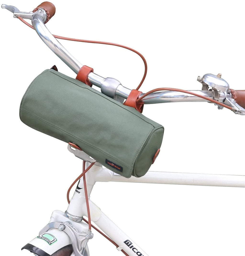 Water-Resistant Bicycle Handlebar Bag with Shoulder Strap