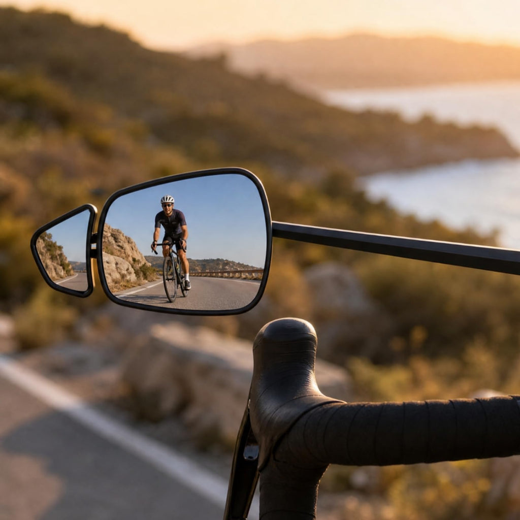 Weather-Resistant Bike Rearview Mirror for Commuting & Cycling