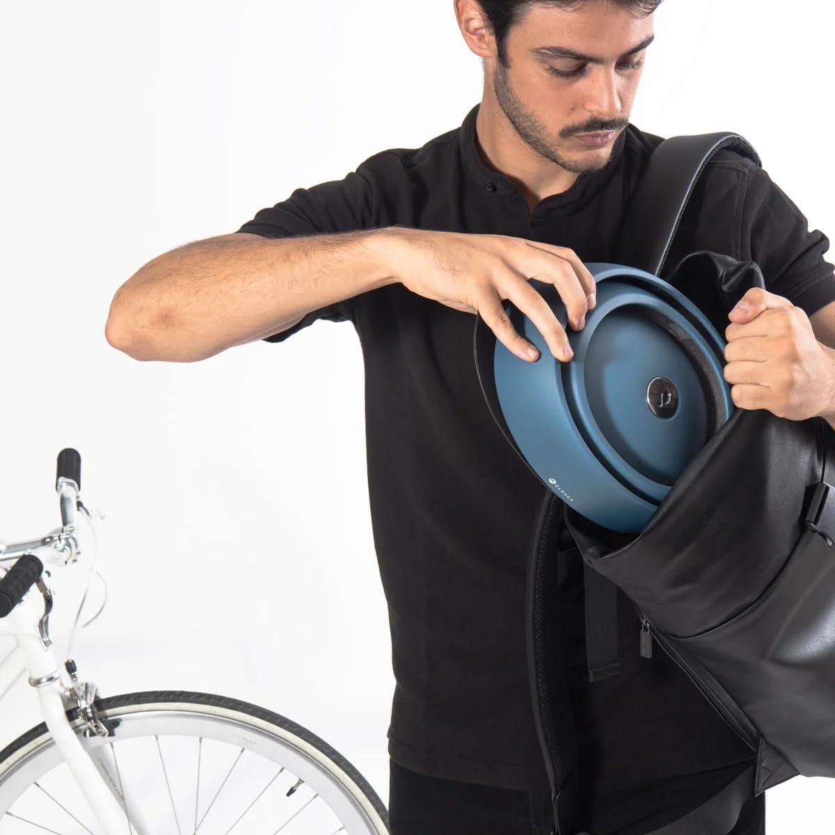 Foldable Commuter Helmet with Visor for Bikes & Electric Scooters