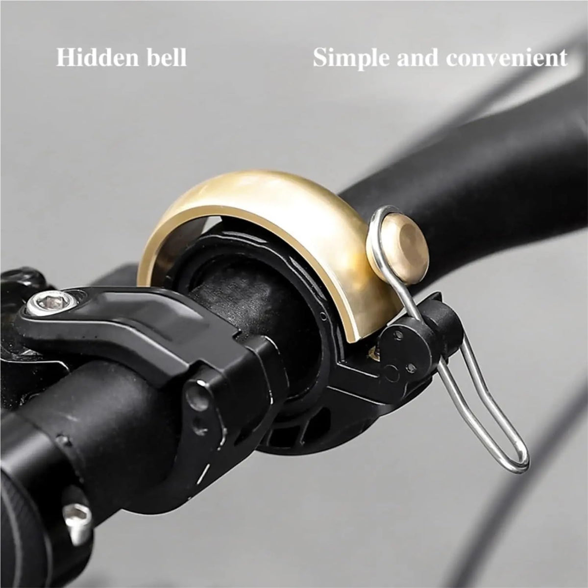 80dB Waterproof Bicycle Bell for Mountain, Road & City Bikes