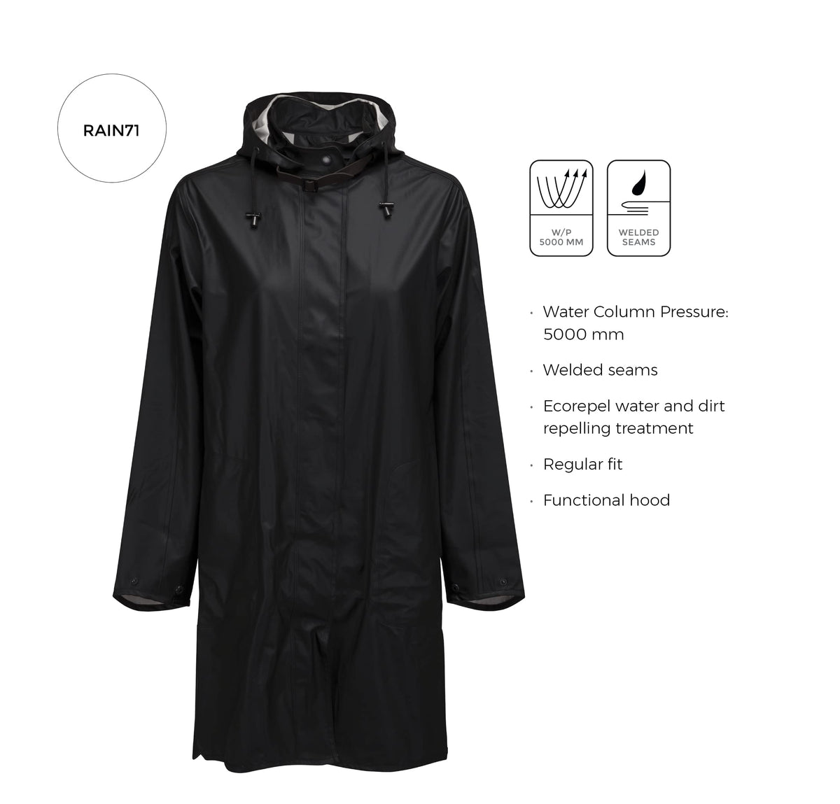Ilse Jacobsen HORNBAEK Women's Rain 71 Raincoat
