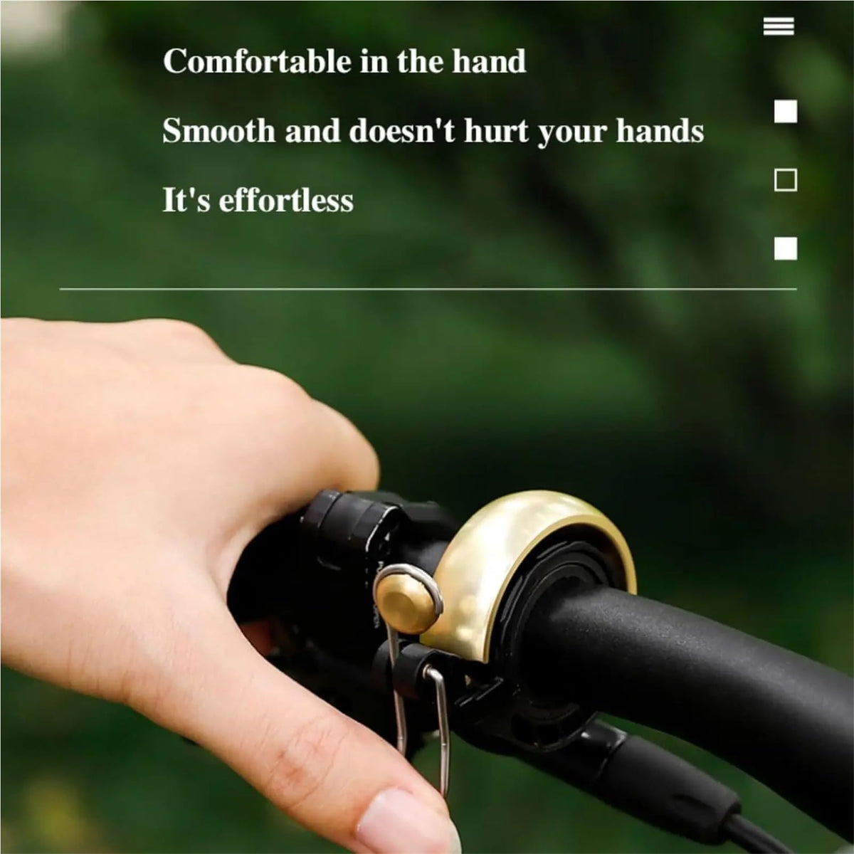 80dB Waterproof Bicycle Bell for Mountain, Road & City Bikes
