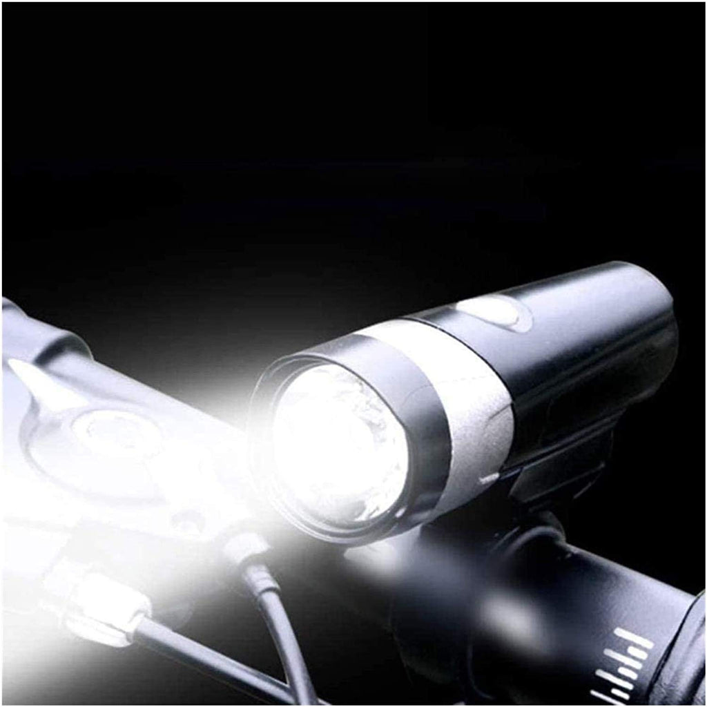 300 Lumen USB Rechargeable Bike Headlight with 140° Wide Beam