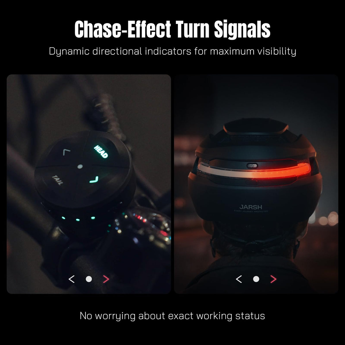 Smart E-Bike Helmet with Lights & Turn Signals for Adults