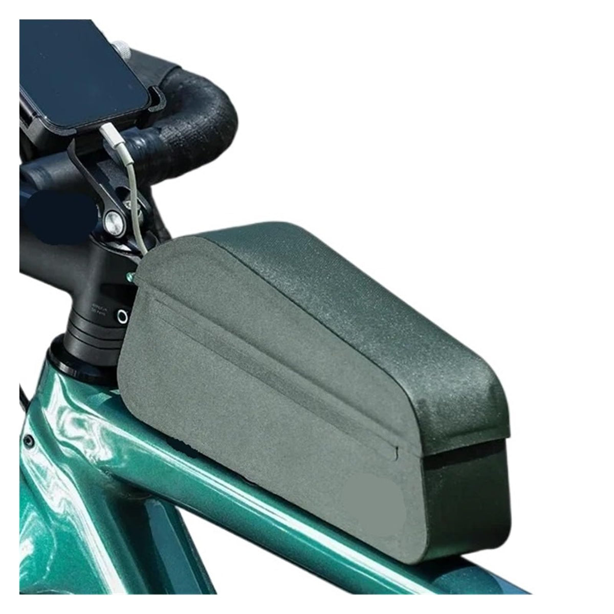 OSDVJZQLCKM Waterproof Structured Bike Top Tube Frame Bag