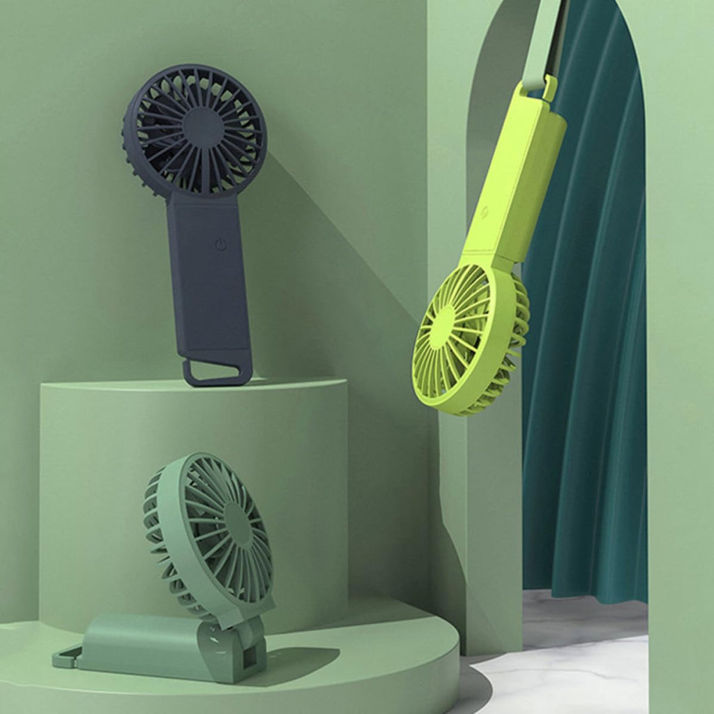 OHPHCALL USB Folding Handheld Mini Fan, 4 Gears, 2000mah Battery