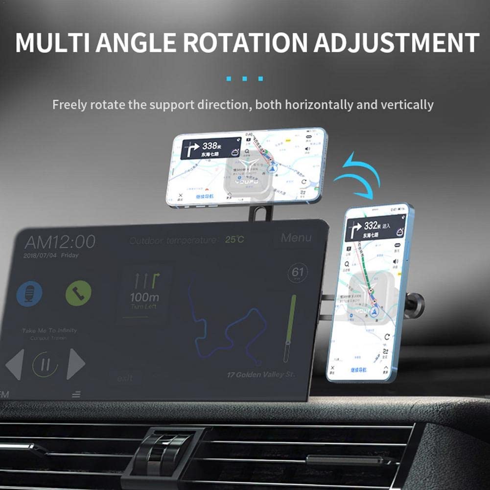Foldable Aluminum Car Phone Holder & Mount