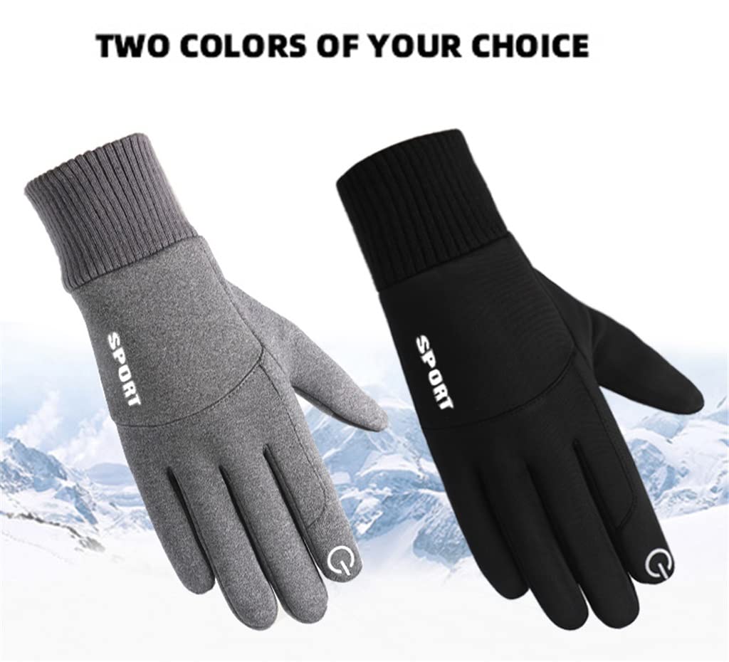 Windproof Touchscreen Cycling Gloves for Winter Riding