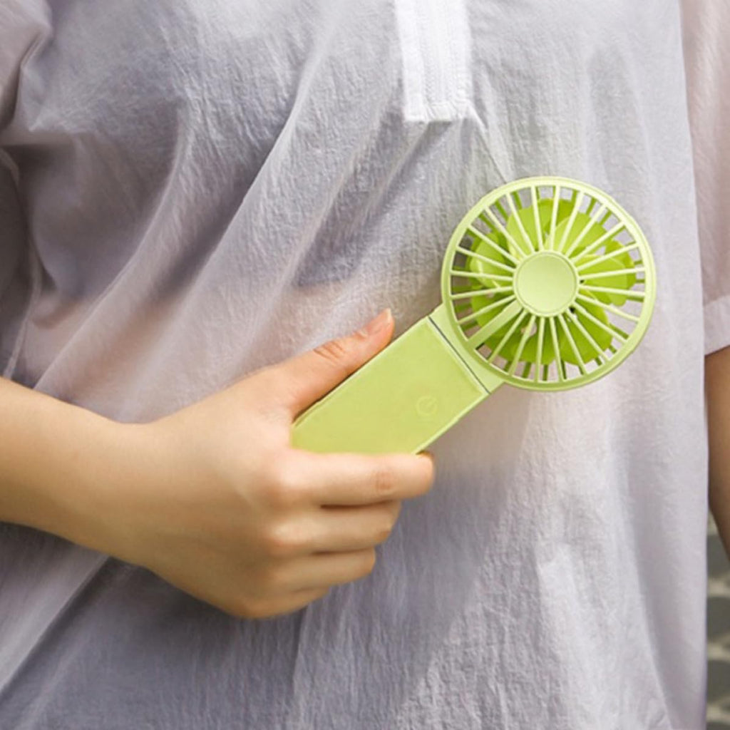 OHPHCALL USB Folding Handheld Mini Fan, 4 Gears, 2000mah Battery