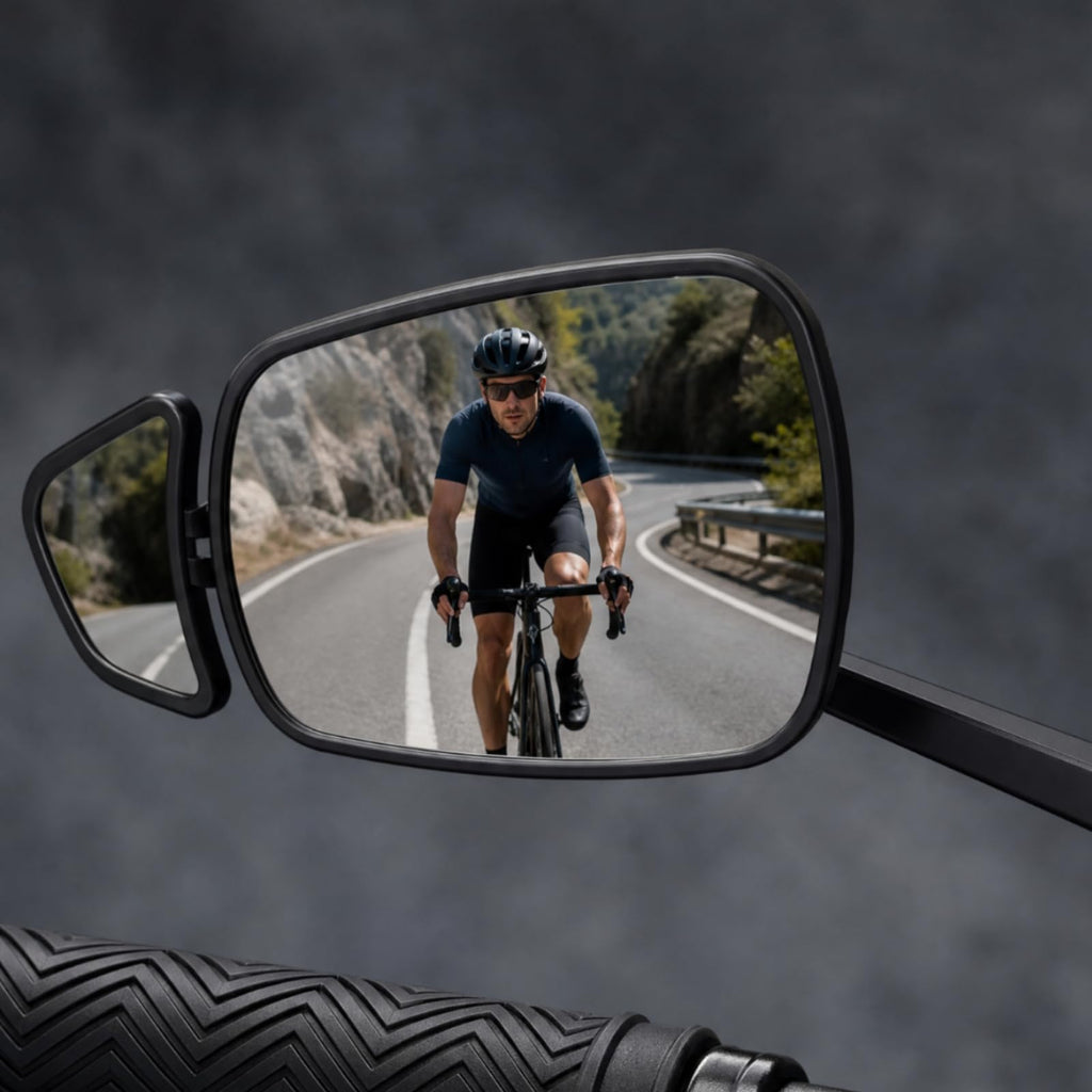 Weather-Resistant Bike Rearview Mirror for Commuting & Cycling