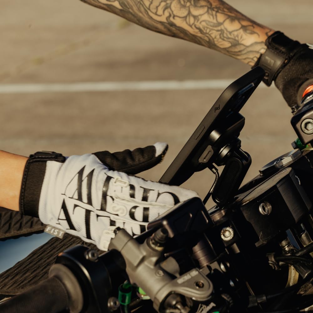 Qi2 Wireless Charging Motorcycle Stem Phone Mount with Vibration Isolation