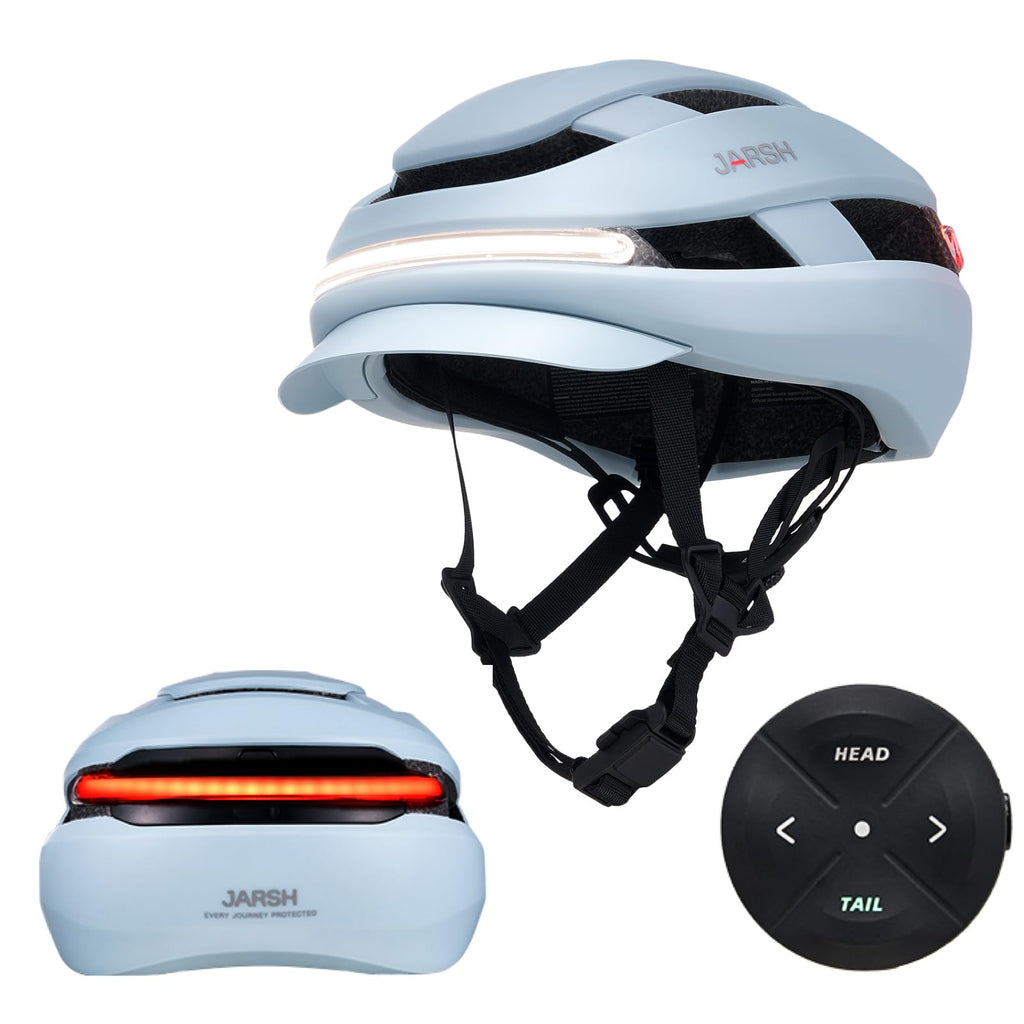 Smart E-Bike Helmet with Lights & Turn Signals for Adults
