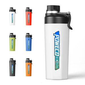 18 oz Ceramic-Lined Insulated Travel Mug with Tea Infuser