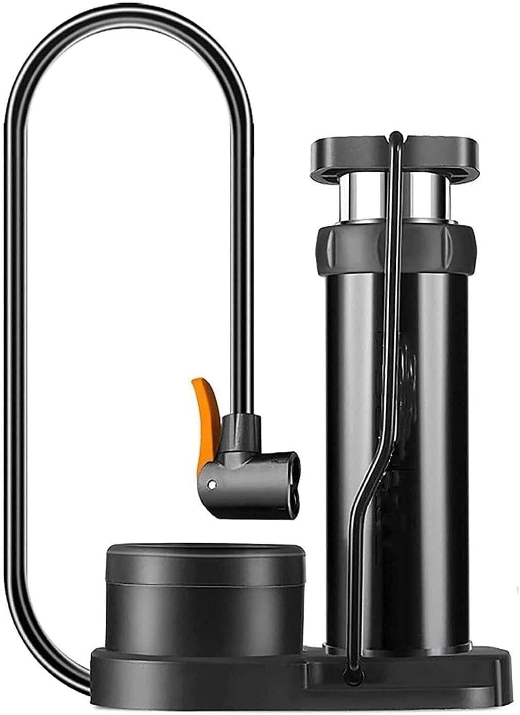Mini Bicycle Foot Pump with Pressure Gauge for Road & MTB Bikes