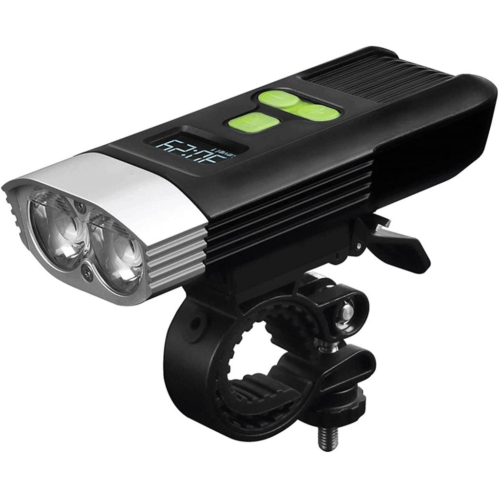 USB Rechargeable Waterproof Bike Headlight with 120° Wide Beam