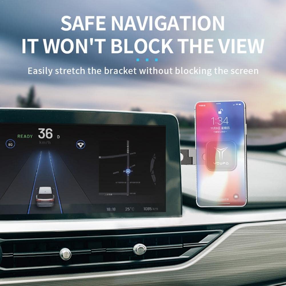 Foldable Aluminum Car Phone Holder & Mount