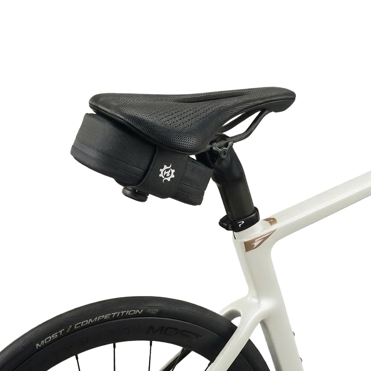 Magnetic Bicycle Saddle Bag with Quick Buckle Attachment
