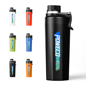 18 oz Ceramic-Lined Insulated Travel Mug with Tea Infuser
