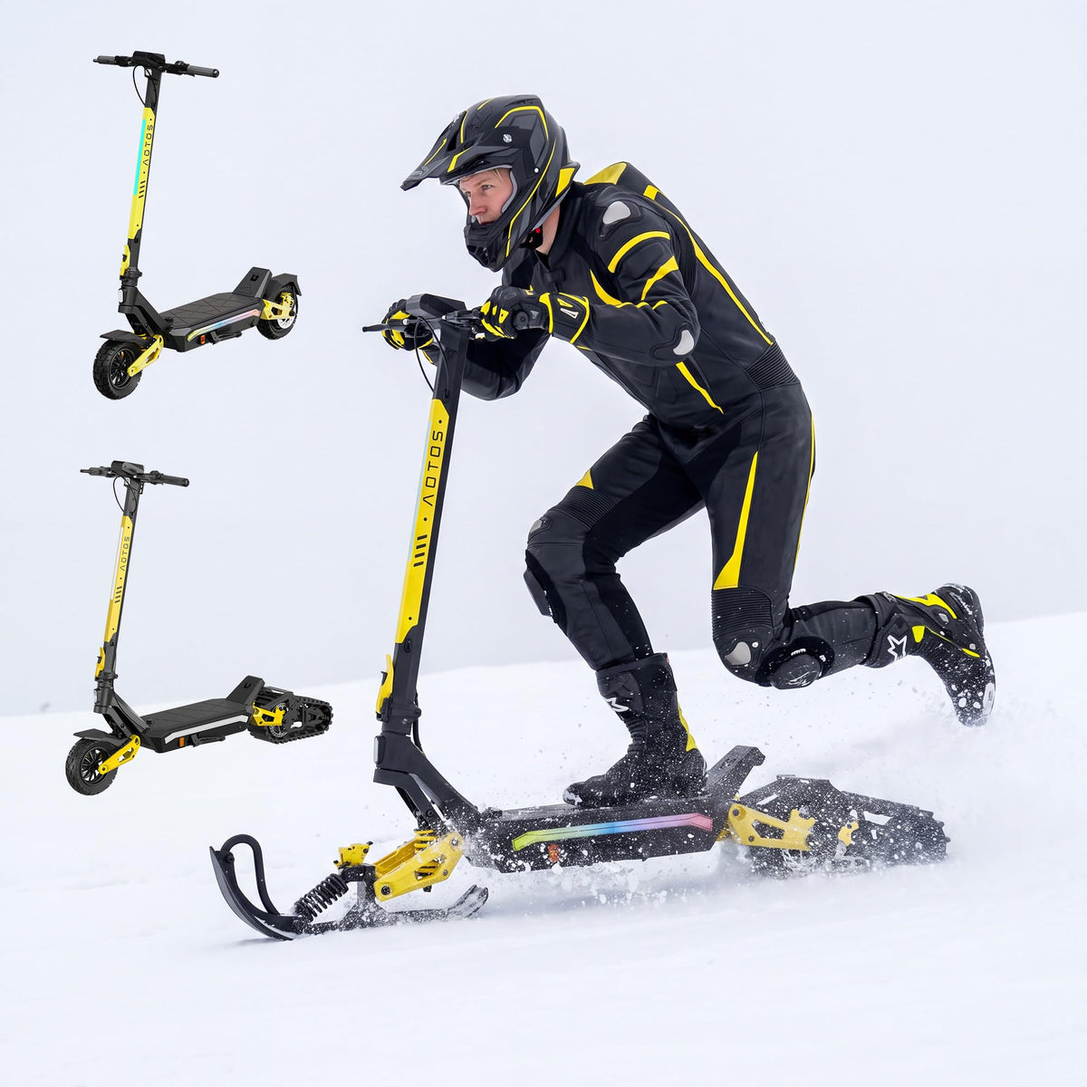 AOTOS GT01 PRO Electric Scooter,Off Road Electric Scooter Adults,Escooter