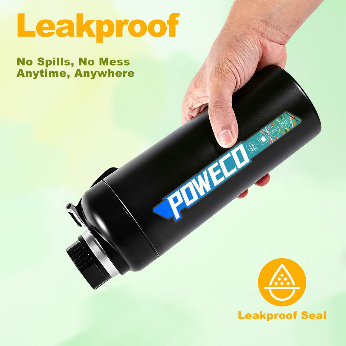 18 oz Ceramic-Lined Insulated Travel Mug with Tea Infuser