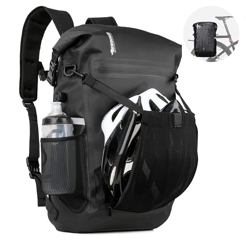 22L Waterproof Bicycle Pannier Bag for Rear Rack Storage