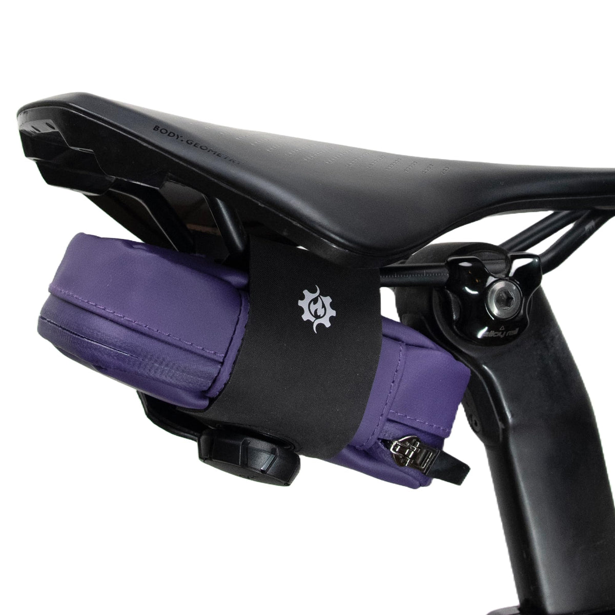 Magnetic Bicycle Saddle Bag with Quick Buckle Attachment