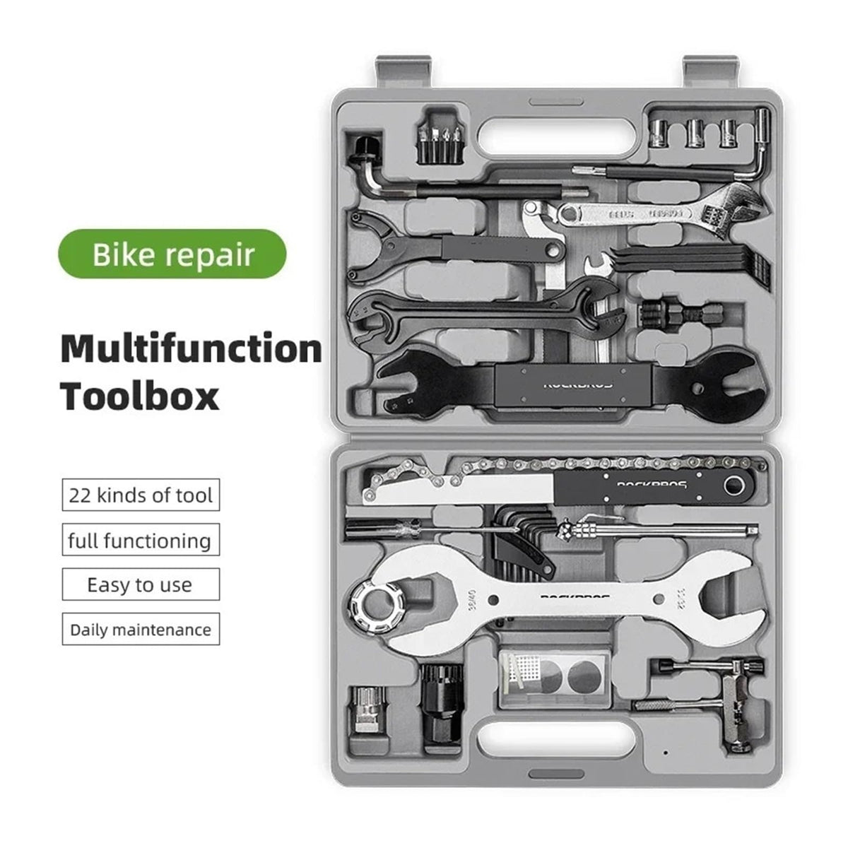 Professional Ratchet Bicycle Repair Tool Kit