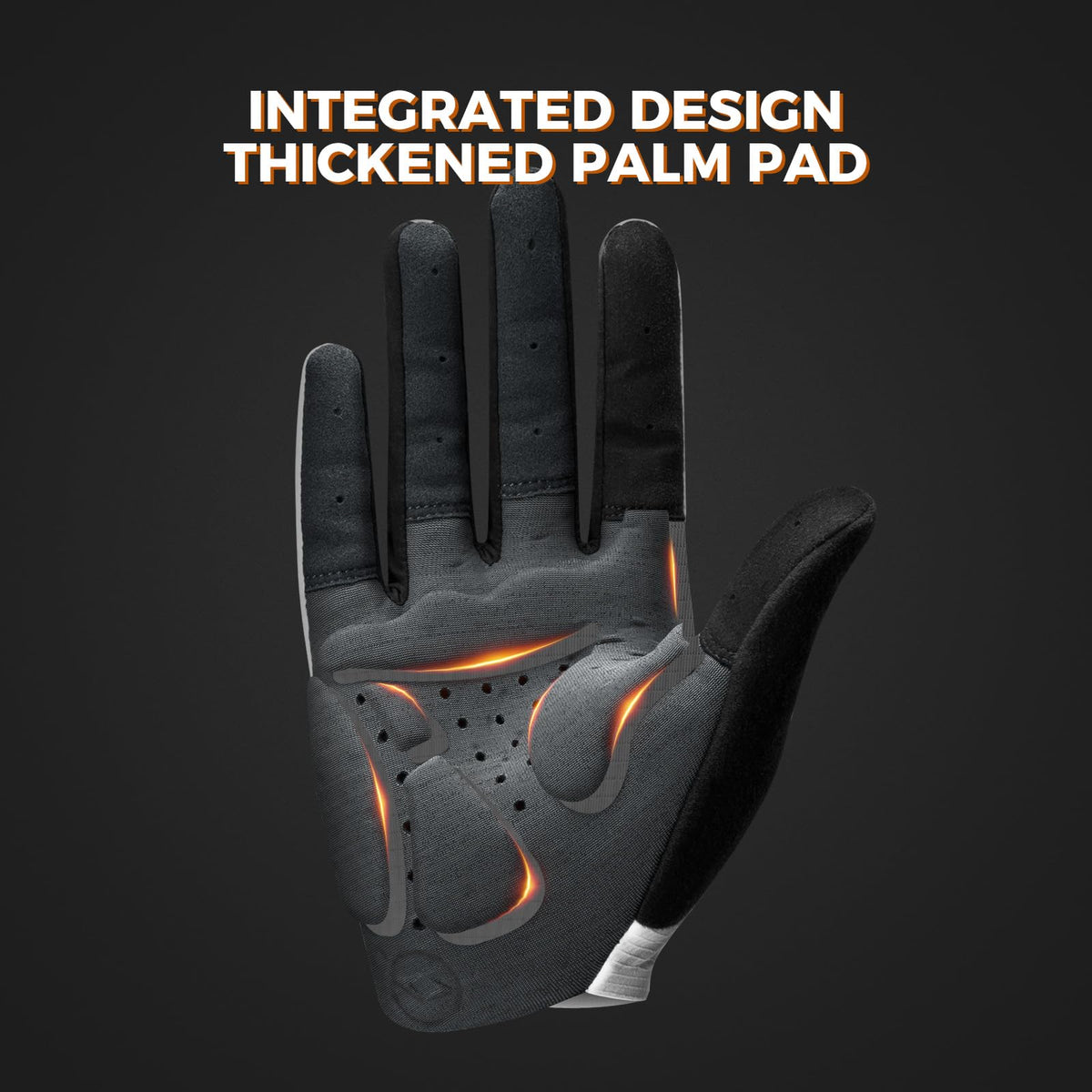 Shock-Absorbing Touchscreen Cycling Gloves for Road & Mountain Biking