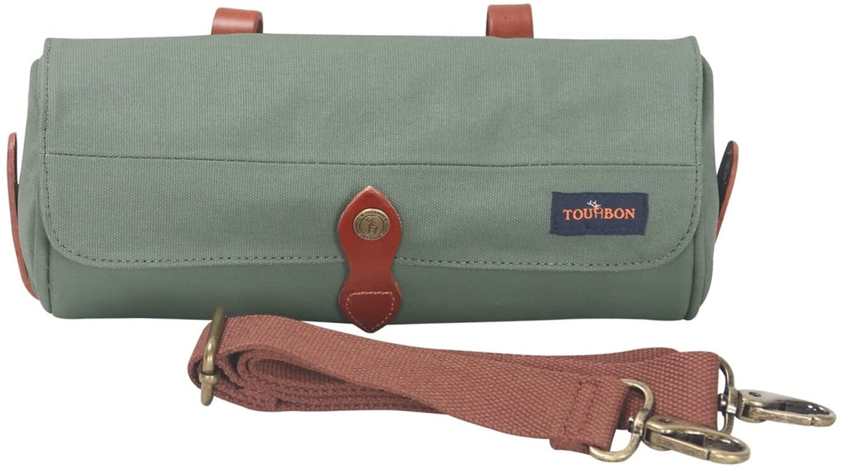 Water-Resistant Bicycle Handlebar Bag with Shoulder Strap