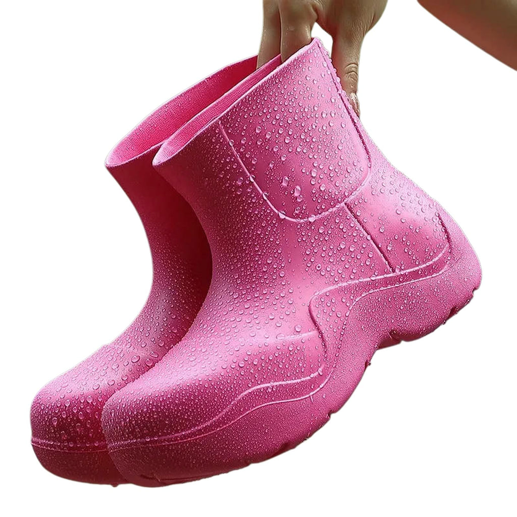 Women's Non-Slip Waterproof Ankle Rain Boots