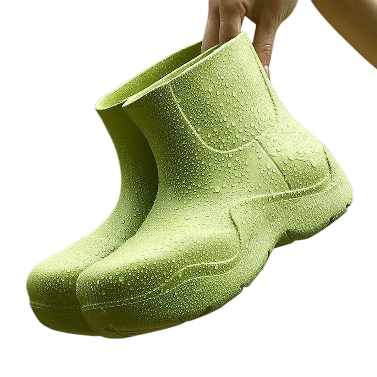 Women's Non-Slip Waterproof Ankle Rain Boots