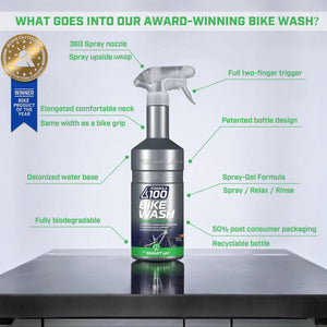 Complete Bike Cleaning & Maintenance Kit with Chain Degreaser and Lube